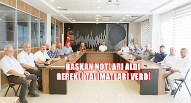 Başkan Muhtarlarla Bir Araya Geldi