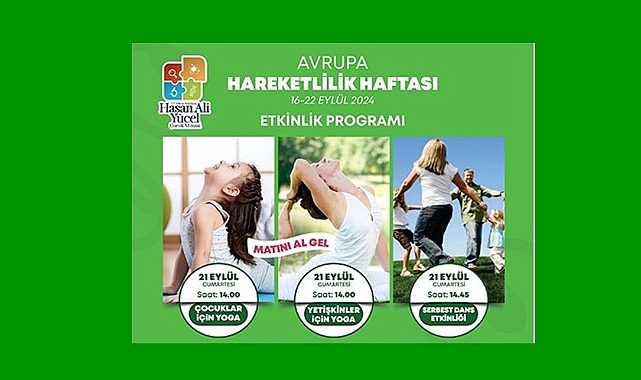 Belediye 7’den 70’e Herkesi Avrupa Hareketlilik Haftası Etkinliğine Davet Etti