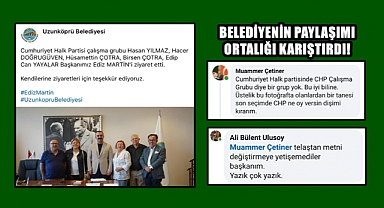 CHP'li Belediyenin Paylaşımına CHP'li Meclis Üyelerinden Tepki