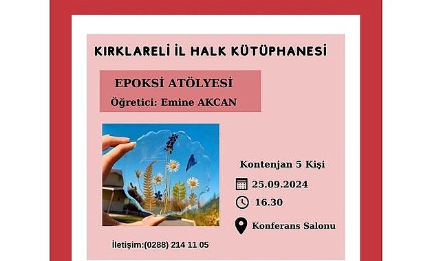 Epoksi Atölyesine Davetlisiniz