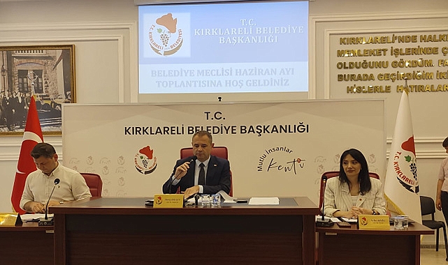 Kırklareli Belediye Meclisi Yarın Toplanacak