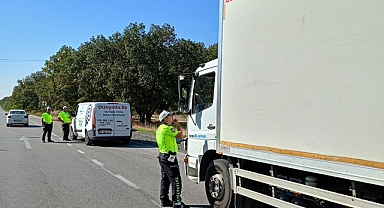 Kırklareli’nde 193 Araç Trafikten Menedildi