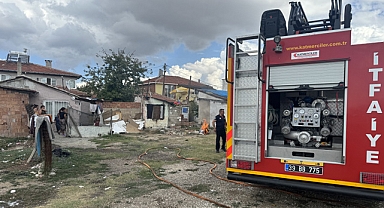 Kırklareli'nde Evde Çıkan Yangın Söndürüldü 