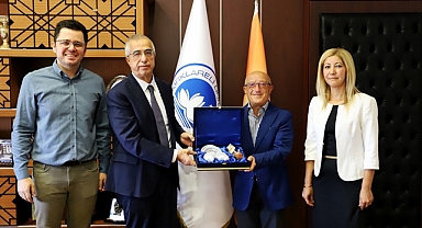 Prof. Dr. Michele Guida’dan Rektörümüz Prof. Dr. Bülent Şengörür’e Ziyaret 