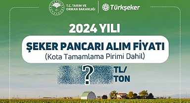 Şeker Pancarı Alım Fiyatları Açıklandı