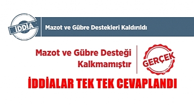 Tarım ve Orman Bakanlığı’ndan ‘İddialar ve Gerçekler’ Kitapçığı