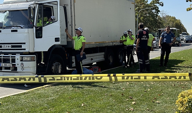 Tekirdağ'da kamyonun çarptığı yaya öldü