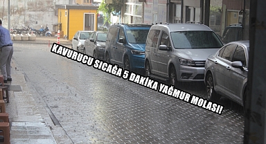 Yağmur Ani Bastırdı Vatandaş Hazırlıksız Yakalandı
