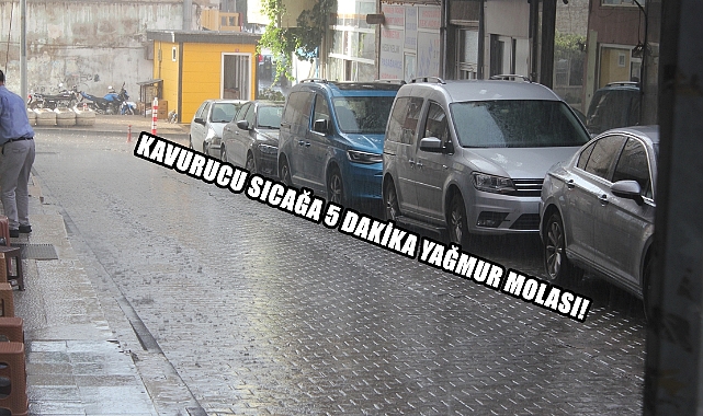 Yağmur Ani Bastırdı Vatandaş Hazırlıksız Yakalandı