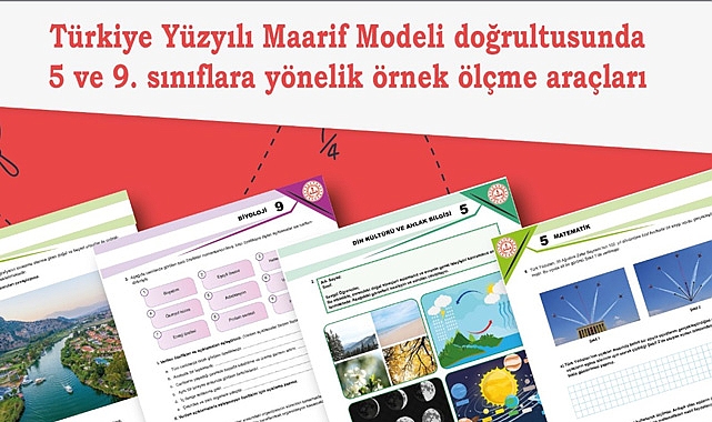 Yeni Müfredata Uygun Örnek Ölçme Araçları Yayımlandı