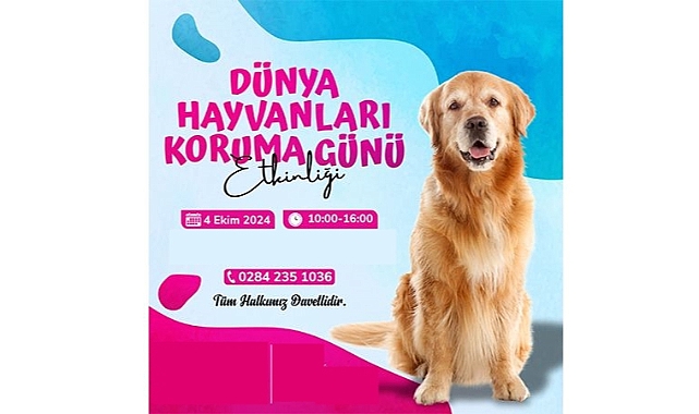 4 Ekim Hayvan Haklarını Koruma Gününe Özel Etkinlik