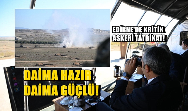 5’nci Kolordunun Tank Tatbikatı Düşmana Korku Dosta Güven Verdi