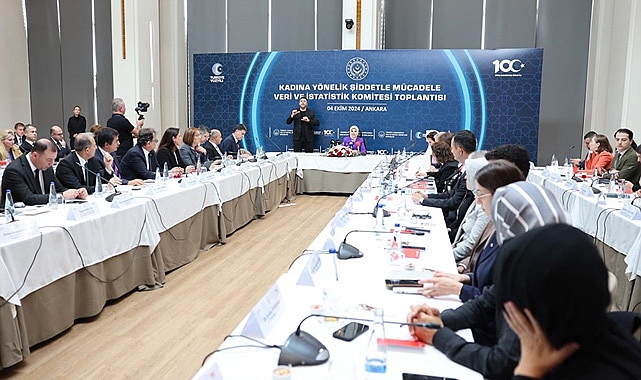 Aile ve Sosyal Hizmetler Bakanımız Göktaş, Kadına Yönelik Şiddetle Mücadele ve İstatistik Komitesi Toplantısı'nda konuştu