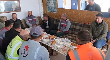 Başkan Bulut Emekçilerinin Yanında