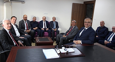 Başkan Özsan ile Akarca, Vali Turan’ın Dereköy Gümrük Kapısı Ziyaretine Katıldı