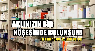 Bu Akşam Hangi Eczane Nöbetçi?