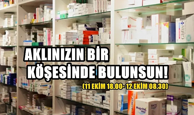 Bu Akşam Hangi Eczane Nöbetçi?
