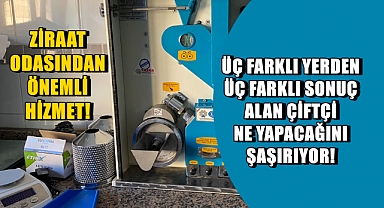 Çiftçiler Şikayetçiydi… Ziraat Odasından Randıman Hizmeti