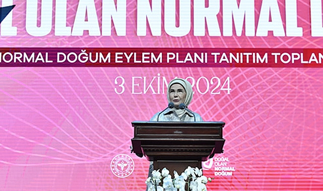 Emine Erdoğan, Normal Doğum Eylem Planı Tanıtım Toplantısı'na katıldı