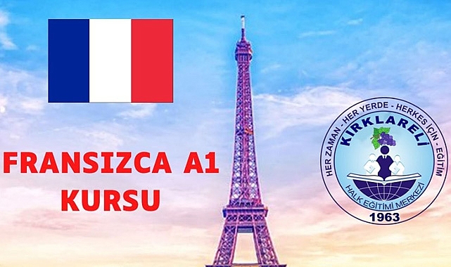 Halk Eğitim Merkezinden Fransızca A1 Seviyesi Kursu