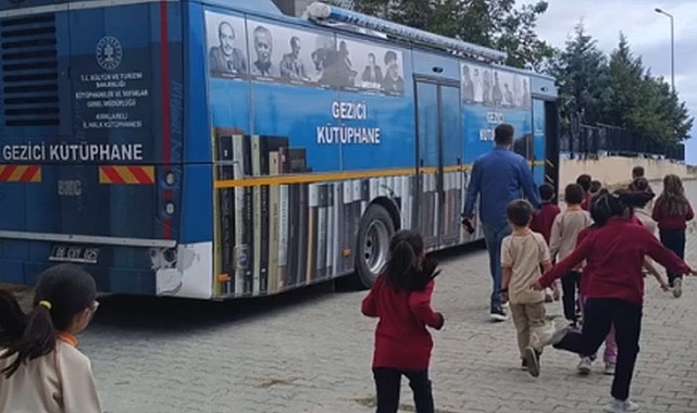 Kırklareli’de Gezici Kütüphane Çok Sevildi