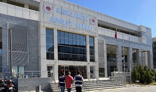 Kırklareli'nde terör örgütü propagandası suçundan aranan 2 şüpheli yakalandı