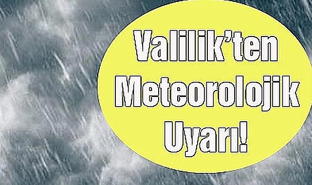 Kırklareli Valiliğinden Meteorolojik Uyarı