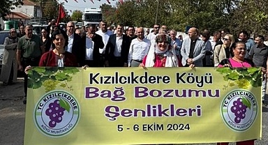 Kızılcıkdere Bağbozumu Şenlikleri Sona Erdi