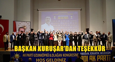 Kongrenin Ardından Başkan Kuruşar’dan Teşekkür Mesajı
