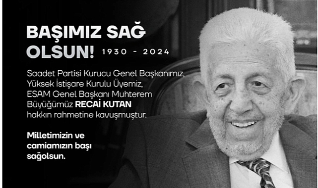 Milli Görüş’ün Sembol İsminin Cenaze Tarihi Belli Oldu