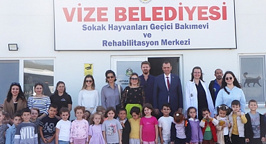 Miniklerden Can Dostlara Ziyaret