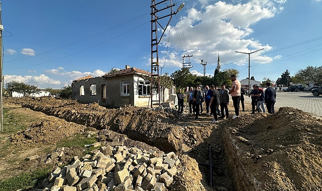 O Köyün Altyapısı Baştan Sona Yenileniyor