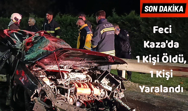 SON DAKİKA! Feci Kaza'da 1 Kişi Öldü, 1 Kişi Yaralandı