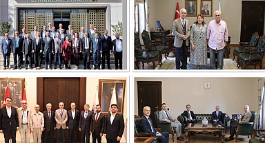 Vali Uğur Turan'a hayırlısı olsun ziyaretleri devam ediyor