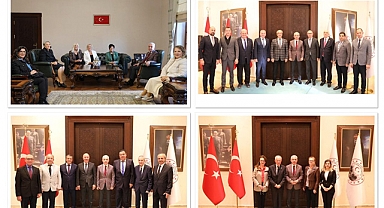 Vali Uğur Turan'a Hayırlısı Olsun Ziyaretleri Sürüyor