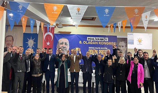 AK Parti Pehlivanköy İlçe Kongresi Coşkuyla Gerçekleştirildi