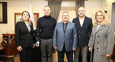 Başkan Bulut Misafirlerini Ağırladı