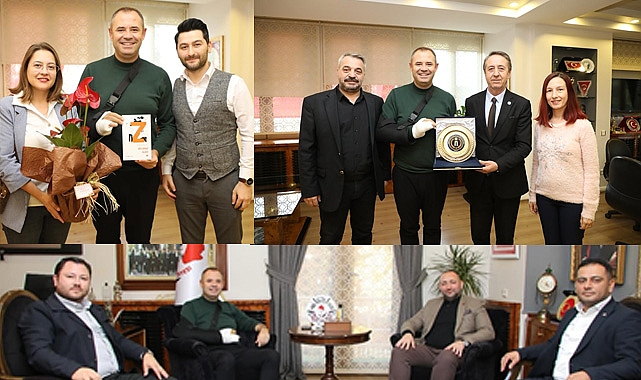 Başkan Bulut Misafirlerini Ağırlıyor