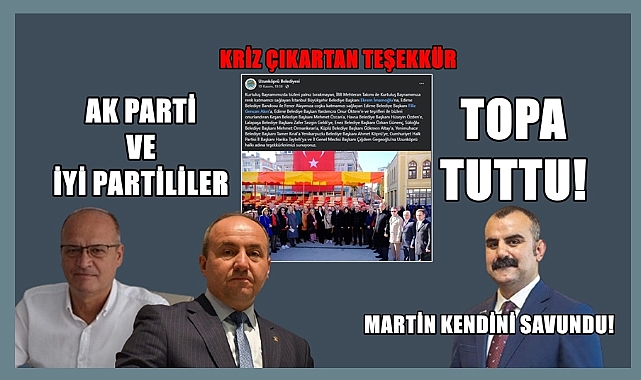 Belediyenin Teşekkür Metni Kriz Çıkardı
