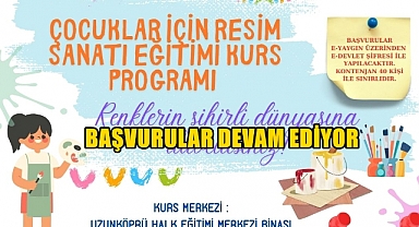 Çocuklar İçin Resim Kursu Başlıyor!