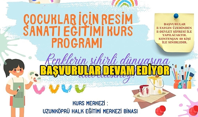 Çocuklar İçin Resim Kursu Başlıyor!