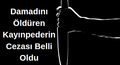 Damadını Öldüren Kayınpederin Cezası Belli Oldu