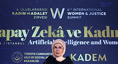 Emine Erdoğan, 6. Uluslararası Kadın ve Adalet Zirvesi'nin resepsiyonuna katıldı
