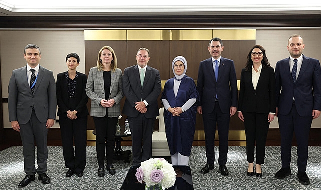 Emine Erdoğan, BM Kalkınma Programı İcra Direktörü Steiner ile görüştü