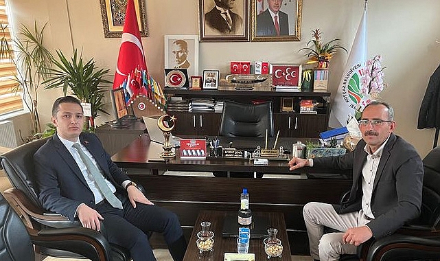 Kaymakam Neyfel Ören’den Başkan Şenol’a Ziyaret