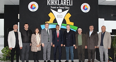 Kırklareli Cumhuriyet Başsavcısı Enver Eroğlu'dan, Kırklareli Ticaret ve Sanayi Odası’na İadeiziyaret