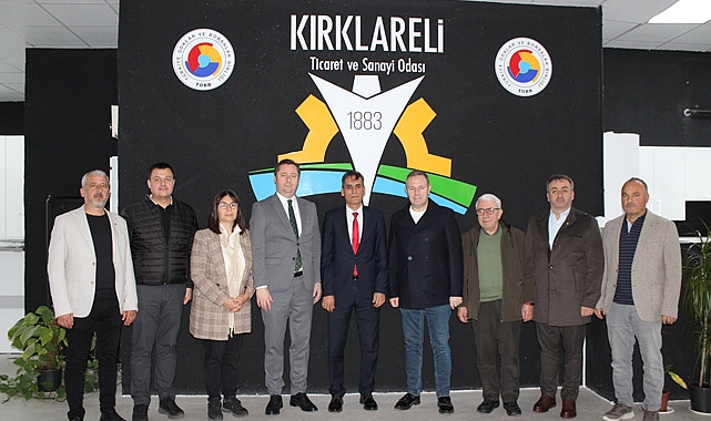 Kırklareli Cumhuriyet Başsavcısı Enver Eroğlu'dan, Kırklareli Ticaret ve Sanayi Odası’na İadeiziyaret