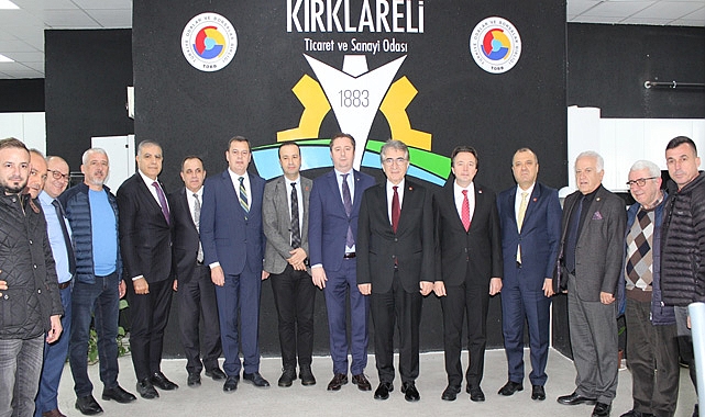 Kırklareli TSO CHP Genel Başkan Yardımcıları ile Milletvekillerini Ağırladı