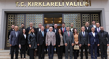 Kırklareli Valisi Konuklarını Ağırladı