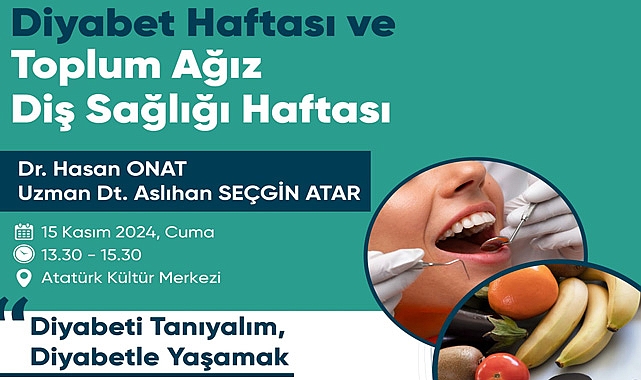Kırklarelililer Diyabet ve Ağız Diş Sağlığı Söyleşisine Davetlisiniz
